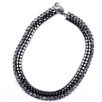 Gold And Silver Plated Alloy Necklace