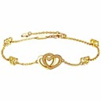gold ankle bracelets for women sterling silver beach heart foot anklets large bracelet jewelry gift for women teen girls