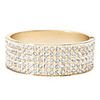 Gold Oval Studded with Diamonds Bracelet