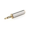 Gold Plated 3.5mm Female to 2.5mm Male Converter