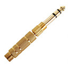 Gold Plated 6.3mm Male to 3.5mm Female 3.5mm Male to 6.3mm Female Audio Connectors