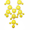 Gold Plated Acrylic Beads Shape Alloy Necklace(Assorted Color)