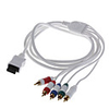 Gold Plated Component Audio and Video AV Cable for Wii - White (1.8M)