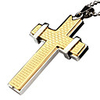 Gold Plated Cross Shape Alloy Necklace