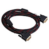 Gold Plated DVI 24 1 M-M Shielded Connection Cable (3M-Length)