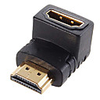 Gold Plated Right-angle HDMI Male to Female Adapter/Converter