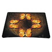 Golden Butterfly Gaming Optical Mouse Pad (9" x 7")