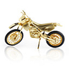 Golden Motorcycle Shaped Excite Bike Style Jet Lighter