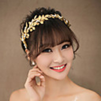 Golden Olive leaves Headband for Wedding Party Jewelry