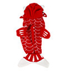 Goldfish Shaped Costume for Dogs (XS-XL,  Red)