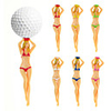 Golf Beauty Tees 5pcs 5 Pieces Golf Accessories Durable Plastic For Intermediate Golf Training Competition