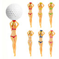 Golf Beauty Tees 5pcs 5 Pieces Golf Accessories Durable Plastic For Intermediate Golf Training Competition