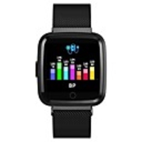 Goral Y7 Men Women Smartwatch Android iOS Bluetooth Waterproof Heart Rate Monitor Blood Pressure Measurement Sports Calories Burned ECGPPG Pedometer Call Reminder Sleep Tracker Alarm Clock