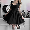 Goth Girl Gothic Goth Subculture Vacation Dress Summer Party Costume Masquerade Women
