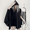 Goth Girl Gothic Steampunk Goth Subculture Cloak Hoodie Hoodies Robe Women