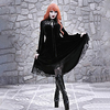 Goth Girl Lisa Gothic Punk Gothic Vacation Dress Dress Masquerade Women