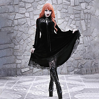 Goth Girl Lisa Gothic Punk Gothic Vacation Dress Dress Masquerade Women