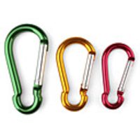 Gourd-Shaped Aluminum Carabiner (Color Assorted)