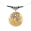 Gracious Cowry Parquet Style Necklace for Women (Yellow)