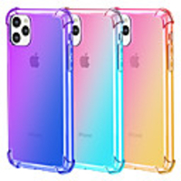 Gradient color mobile phone case for iPhone11 Pro Max iPhone XR XS Max X 7 7 6 6S Plus transparent ultra-thin TPU protective case