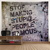 Graffiti Wall Tapestry Art Decor Blanket Curtain Hanging Home Bedroom Living Room Decoration Polyester miniinthebox