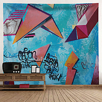Graffiti Wall Tapestry Art Decor Blanket Curtain Hanging Home Bedroom Living Room Decoration Polyester miniinthebox