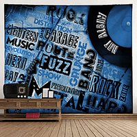 Graffiti Wall Tapestry Art Decor Blanket Curtain Hanging Home Bedroom Living Room Decoration Polyester miniinthebox