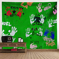 Graffiti Wall Tapestry Art Decor Blanket Curtain Hanging Home Bedroom Living Room Decoration Polyester miniinthebox