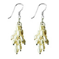 Grape String Shaped Pearl Earring