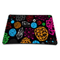 Graphic Polygon Gaming Optical Mouse Pad (9" x 7")
