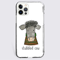 Graphic Prints Cattle Case For Apple iPhone 12 iPhone 11 iPhone 12 Pro Max Unique Design Protective Case Shockproof Back Cover TPU