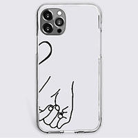 Graphic Valentine Phone Case For Apple iPhone 12 iPhone 11 iPhone 12 Pro Max Unique Design Protective Case Shockproof Clear Back Cover Instagram Style