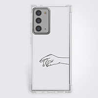 Graphic Valentine Phone Case For Samsung S20 Plus S20 Ultra S20 Unique Design Protective Case Shockproof Clear Back Cover Instagram Style