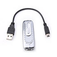 Green Electronic Cigarette Lighter, Silver