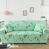 Green Floral 1-Piece Sofa Cover Couch Cover Furniture Protector Soft Stretch Slipcover Spandex Jacquard Fabric Super Fit for 1~4 Cushion Couch and L Shape Sofa, Easy to Install(1 Free Cushion Cover)