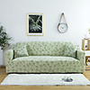 Green Lavender 1-Piece Sofa Cover Couch Cover Furniture Protector Soft Stretch Slipcover Spandex Jacquard Fabric Super Fit for 1~4 Cushion Couch and L Shape Sofa, Easy to Install(1 Free Cushion Cover)
