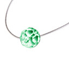 Green Light Glitter LED Necklace (3 AG13 Included)