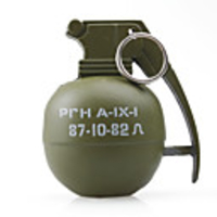 Grenade Shape Metal Oil Lighter