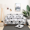 Grey Triangle Print Dustproof All-powerful Slipcovers Stretch Sofa Cover Super Soft Fabric Couch Cover with One Free Boster Case(Chair/Love Seat/3 Seats/4 Seats) miniinthebox