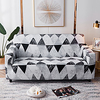 Grey Triangle Print Dustproof All-powerful Slipcovers Stretch Sofa Cover Super Soft Fabric Couch Cover with One Free Boster Case(Chair/Love Seat/3 Seats/4 Seats) miniinthebox