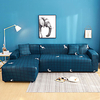 Grid Deer Print Dustproof All-powerful Slipcovers Stretch L Shape Sofa Cover Super Soft Fabric Couch Cover Sofa Furniture Protector with One Free Boster Case miniinthebox