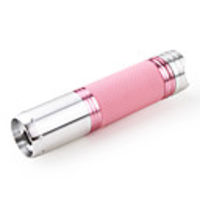 Grid Pattern LED Single-Mode Flashlight (0.7W,  Pink)