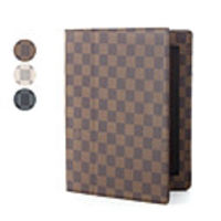 Grid Pattern PU Leather Case for iPad 2