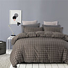 Grid Strip 3 Pieces Bedding Set Duvet Cover Set Modern Comforter Cover-3 Pieces-Ultra Soft Hypoallergenic Microfiber Include 1 Duvet Cover and 1 or2 Pillowcases