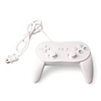 Grip Style Classic Controller for Wii (White)