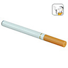 GRNC3 Gentleman E-Cigarette with Visible Vapor and Tiny USB Port Charger