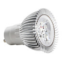 GU10 3 1W 270LM 6000-6500K White Light Bulb (85-265V)