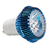 GU10 3 1W 3-LED 270LM 6000-6500K White Light Bulb (85-265V)