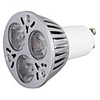 GU10 3 1W 3W 180-Lumen White LED Light Bulb - Aluminum (85V~260V AC)