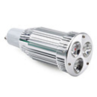 GU10 3-LED 810-900LM 6000-6500K White LED Spot Bulbs (85-265V)